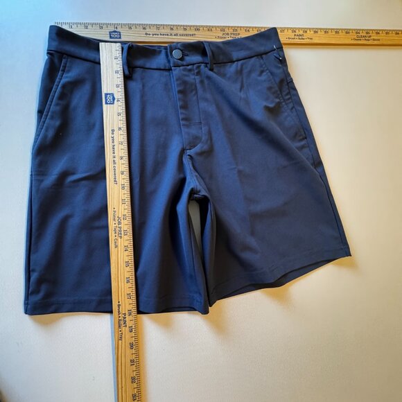 Old Navy Active Shorts Mens Sz 33 Navy Tech Hybrid 4-Way Stretch - Picture 4 of 9